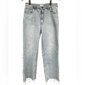 Oliver Logan Aberdeen Wide Leg Crop Jeans Women’s 29 Light Wash Like New!